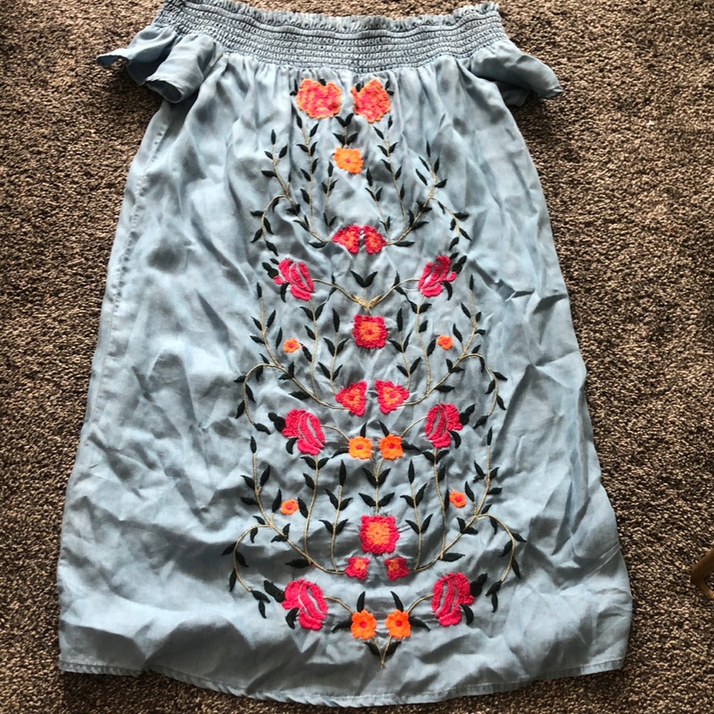 Off the shoulder dress